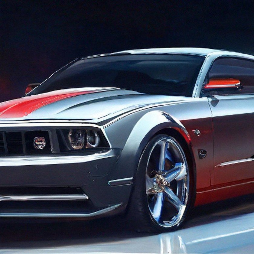 Форд мустанг 3д