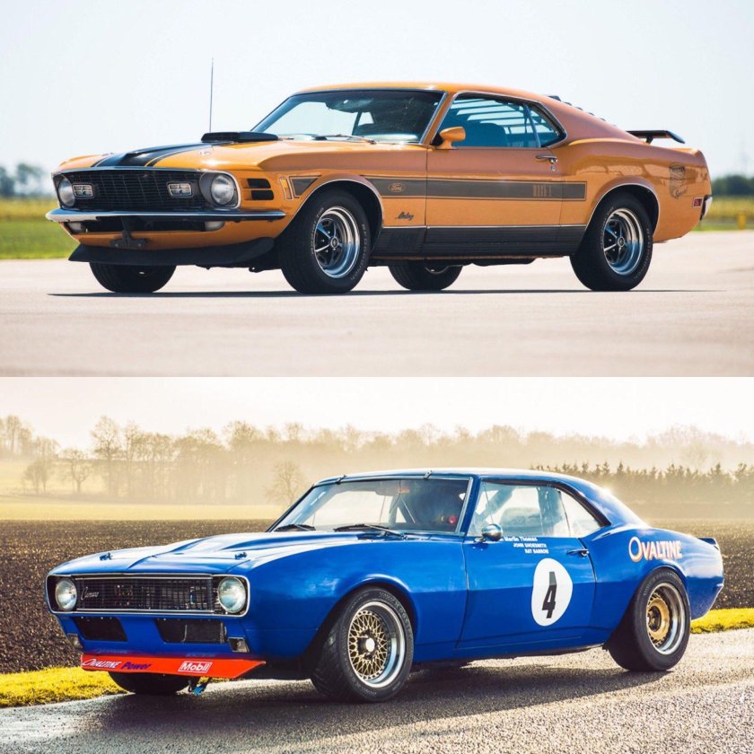 Мустанг Камаро 1969