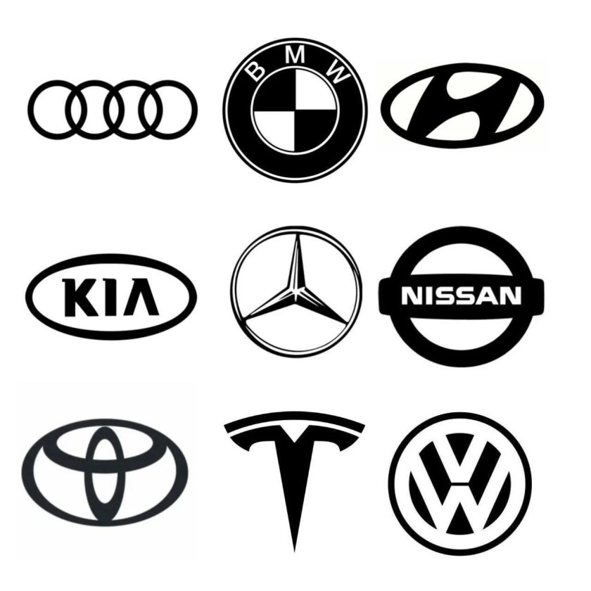 Эмблемы марки машин