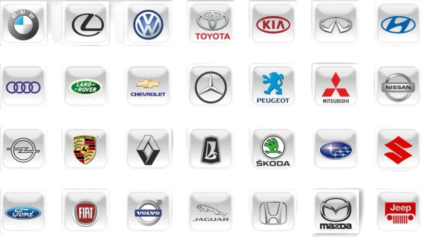 Марки автомобилей