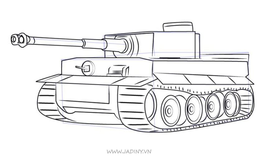 Танка рисунок