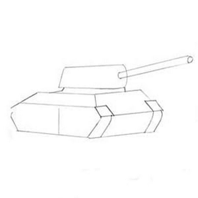 Танк рисунок