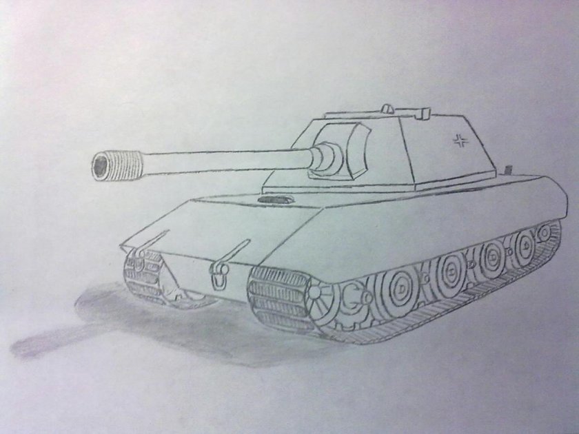 Танк рисунок