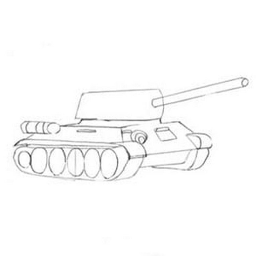 Танк рисунок
