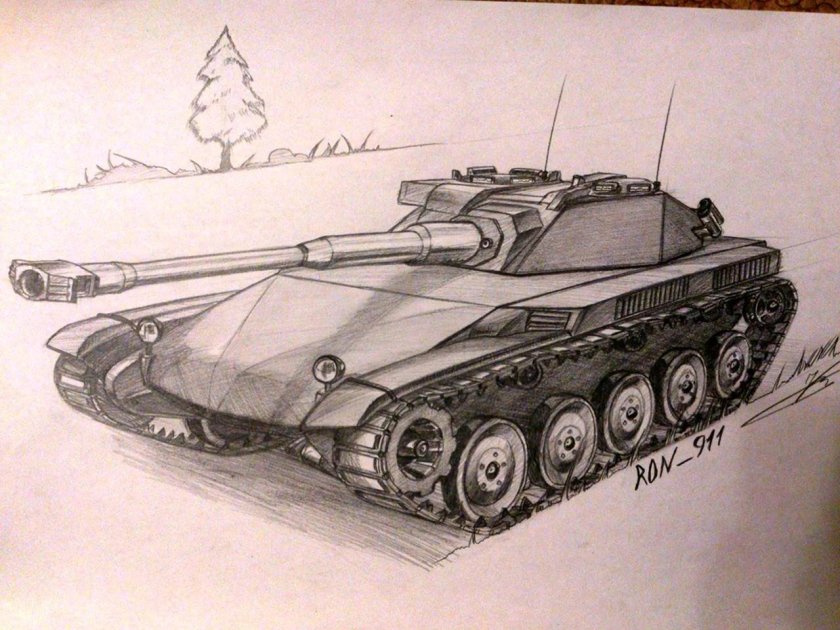 Т 34 рисунок