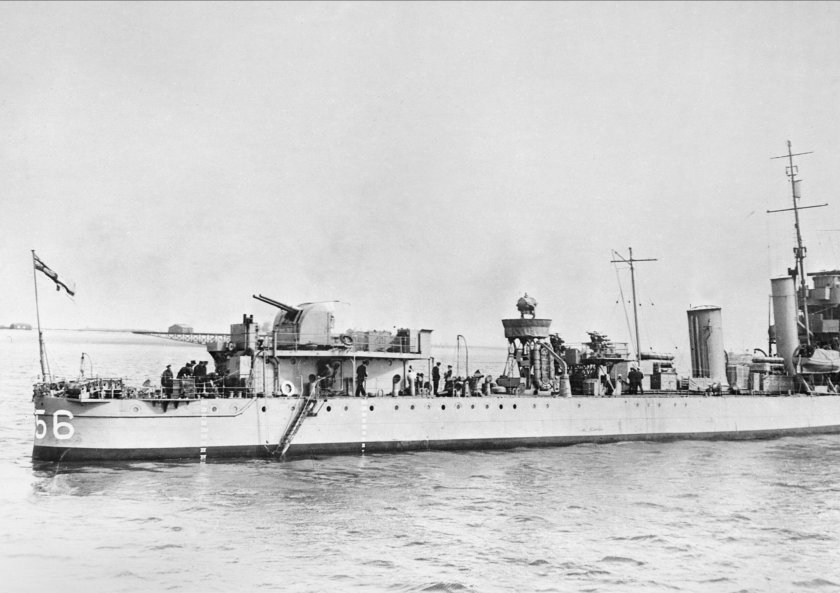 Британский эсминец «Зубиен»