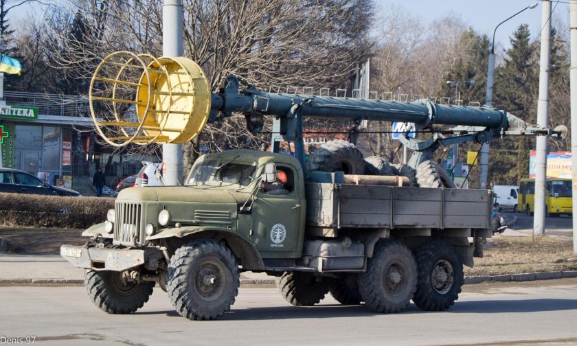 Телескопическая вышка ЗИЛ 131 ТВ-26