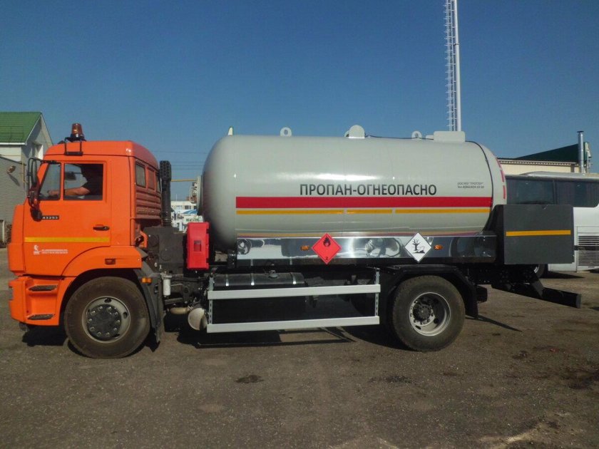 КАМАЗ газовоз 12 кубов
