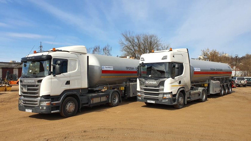 Скания газовоз