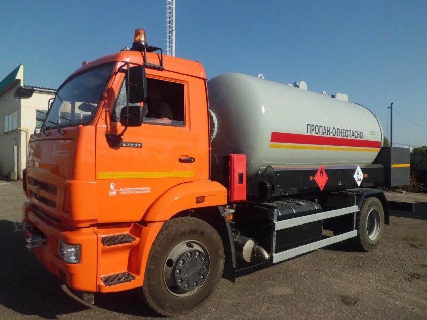 Газовоз КАМАЗ 43253