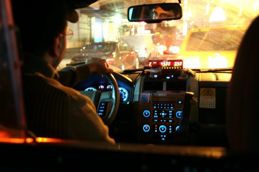 Такси ночью