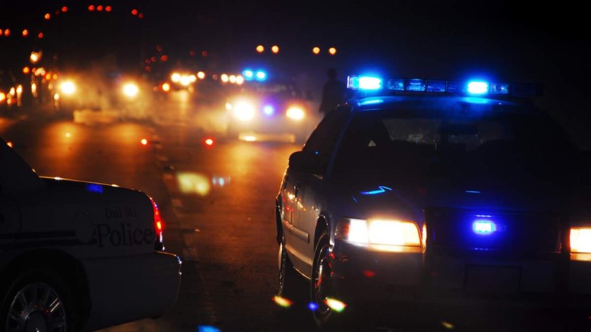 Полицейская мигалка полиция сша