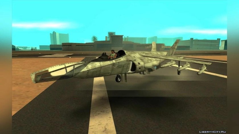 Самолёт гидра в ГТА Сан андреас