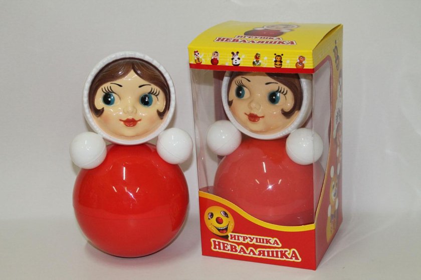 Неваляшка девочка 218мм 6с-002