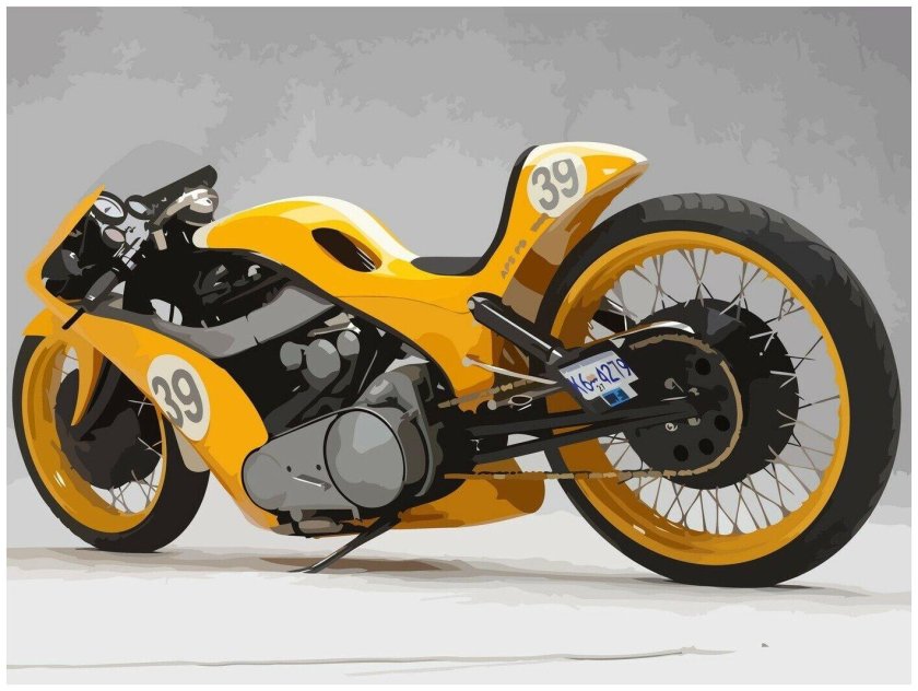 Кастом мотоцикл спорт