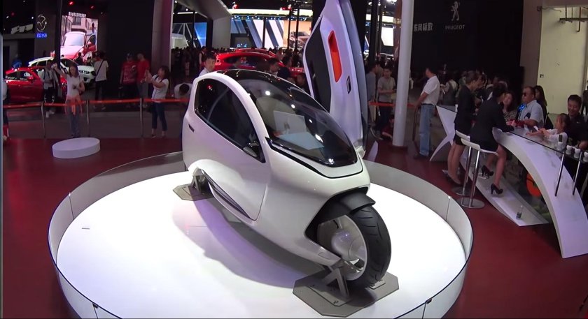 Lit Motors c-1 двухколесный автомобиль