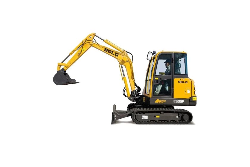 Габаритный экскаватор гусеничный SDLG