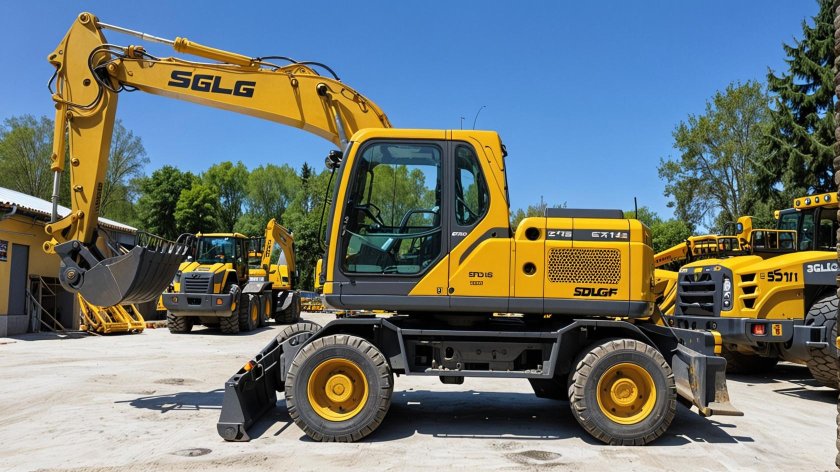 Экскаватор колесный SDLG e7150f