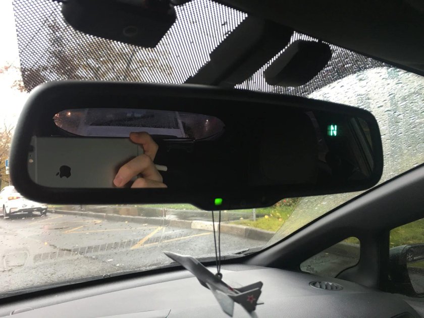 Зеркало с автозатемнением Киа