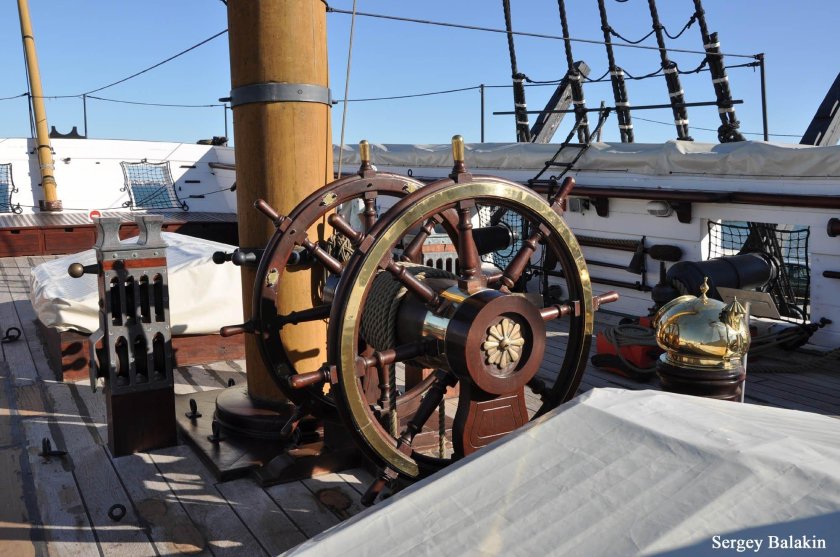 Капитанский мостик на корабле 18 века