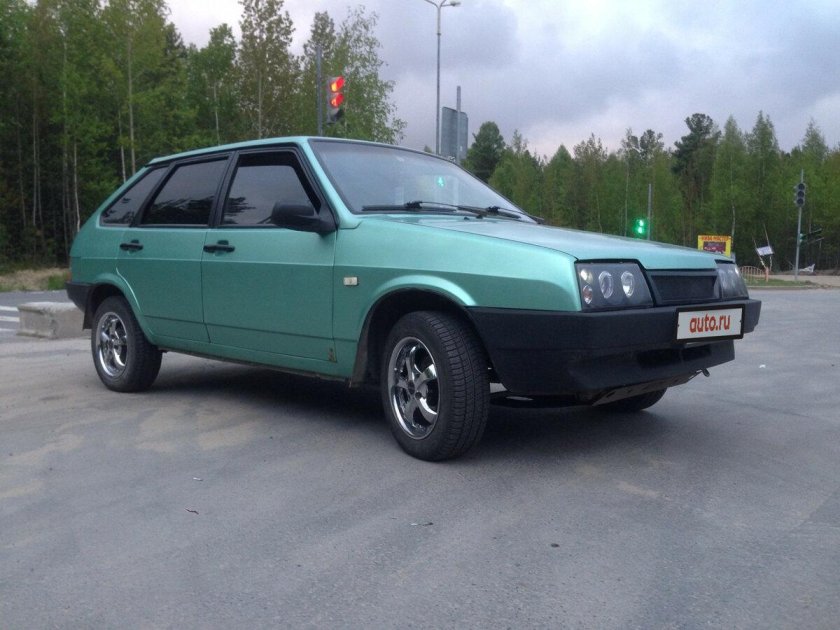 Лада 2109 зеленая