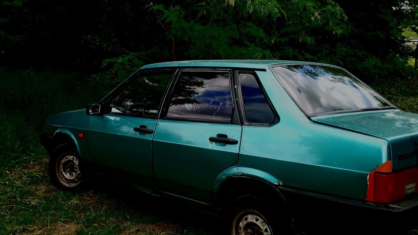 ВАЗ 21099 серо-зеленый металлик