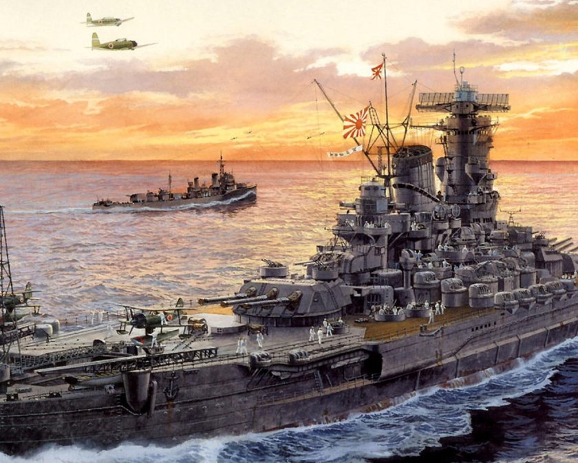 Линкор-авианосец Ямато