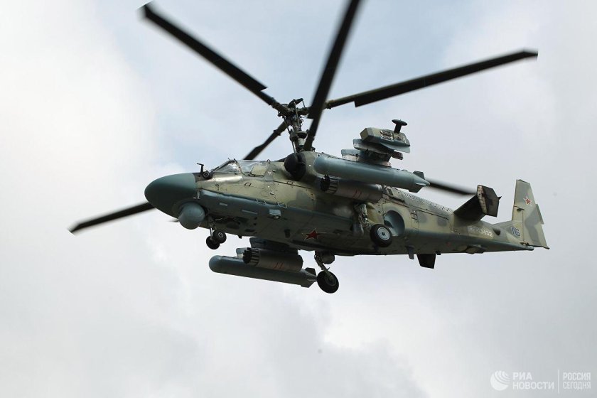 Вертолет ка-52 "Аллигатор"