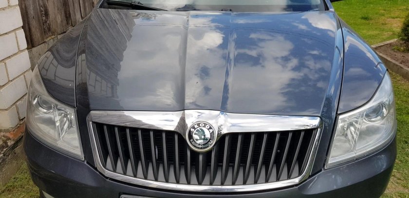 Дефлектор капота Шкода Октавия а5