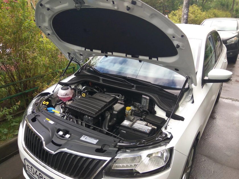 Капот Skoda Rapid