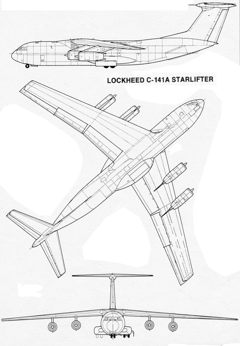C-141 Starlifter чертеж