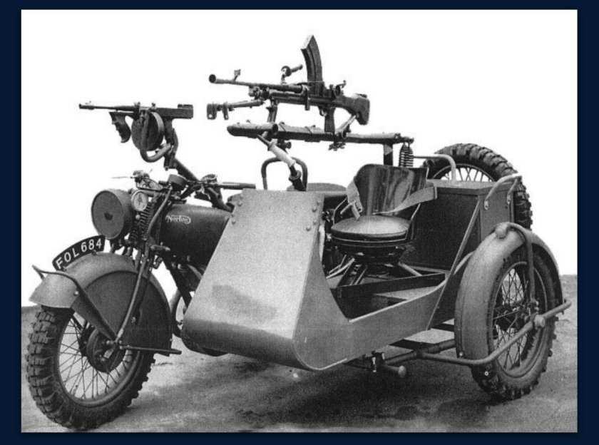 Урал м-72 с пулеметом