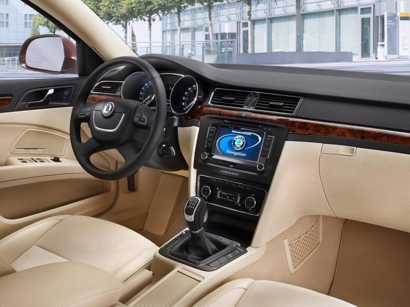 Шкода суперб 2 салон