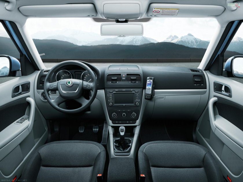 Škoda Yeti 2012 салон