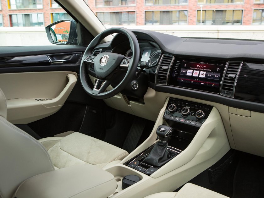 Шкода Кодиак 2017 салон