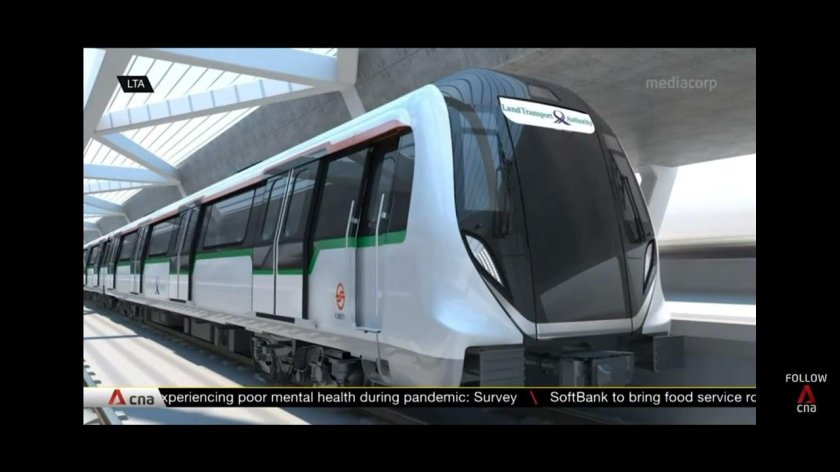 Alstom поезд метро