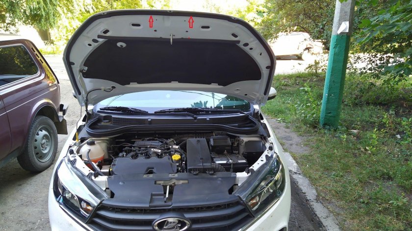 Уплотнитель капота Лада Веста Веста