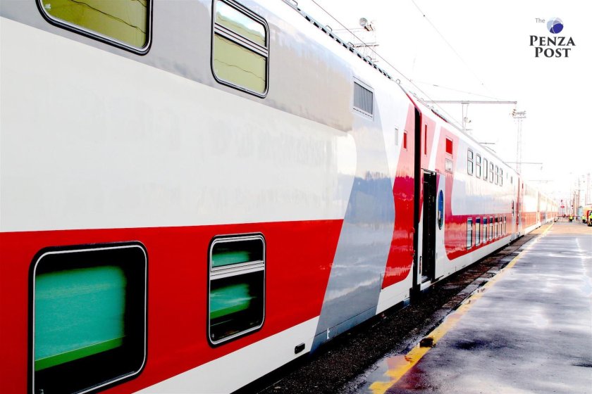 Двухэтажный поезд РЖД