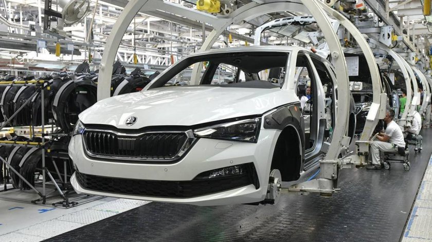 Млада Болеслав завод Шкода