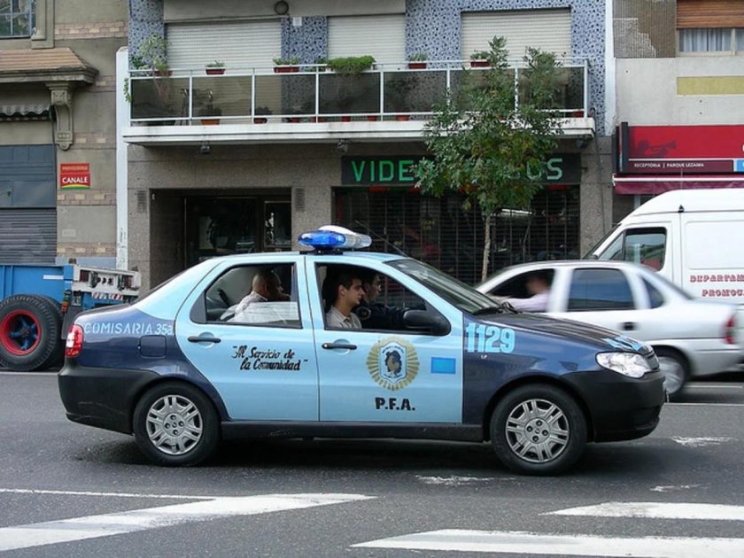 Машины полиции Аргентины