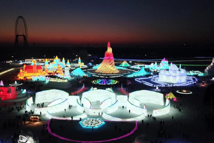 Харбин фестиваль льда и снега 2021