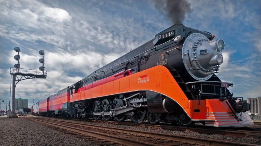 Локомотив паровоз тепловоз