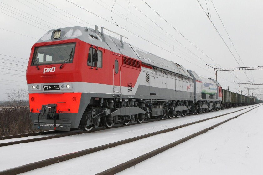 Магистральный Газотурбовоз гт1h-002