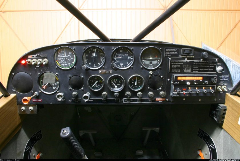 Приборная панель самолета