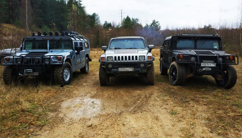 Хаммер h1 и h2