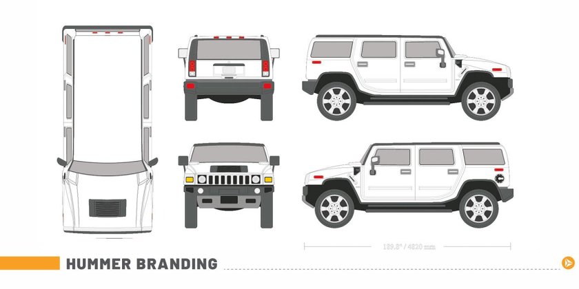 Хаммер н3 чертеж