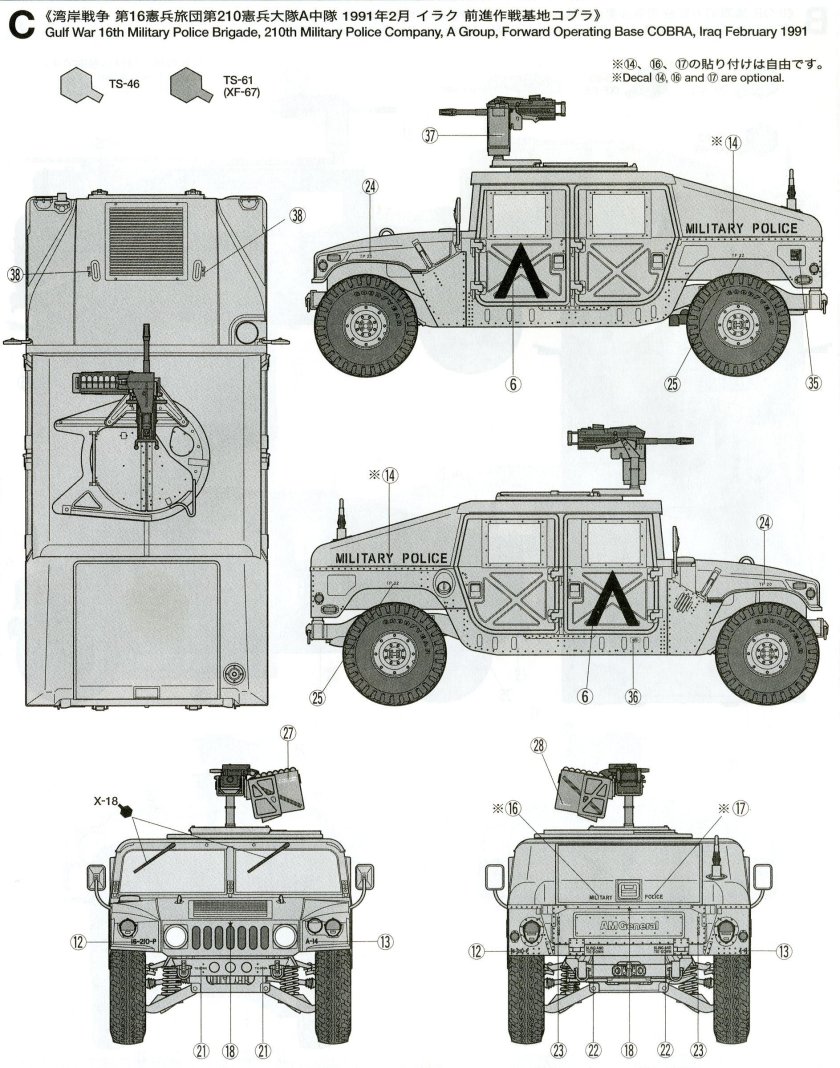 Hummer h1 Humvee чертеж