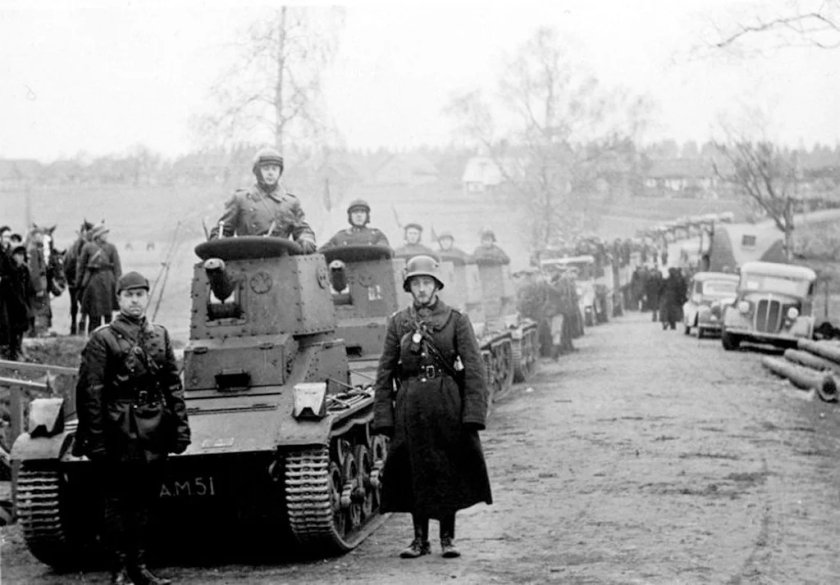 Советская армия в Вильнюсе 1940