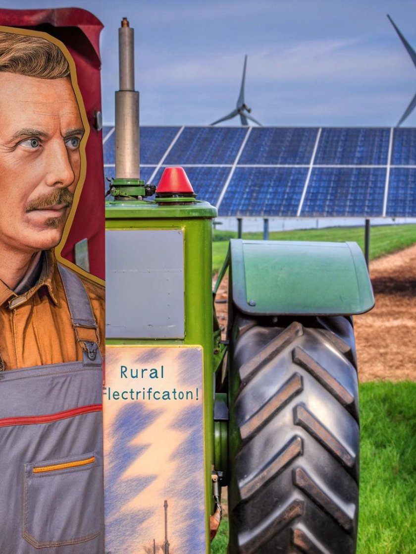 Трактора в поле