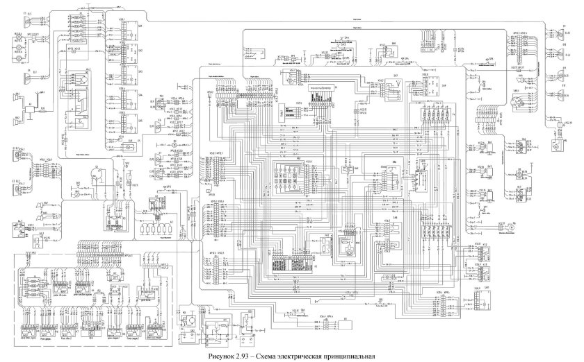 Электрическая схема трактора МТЗ 1221